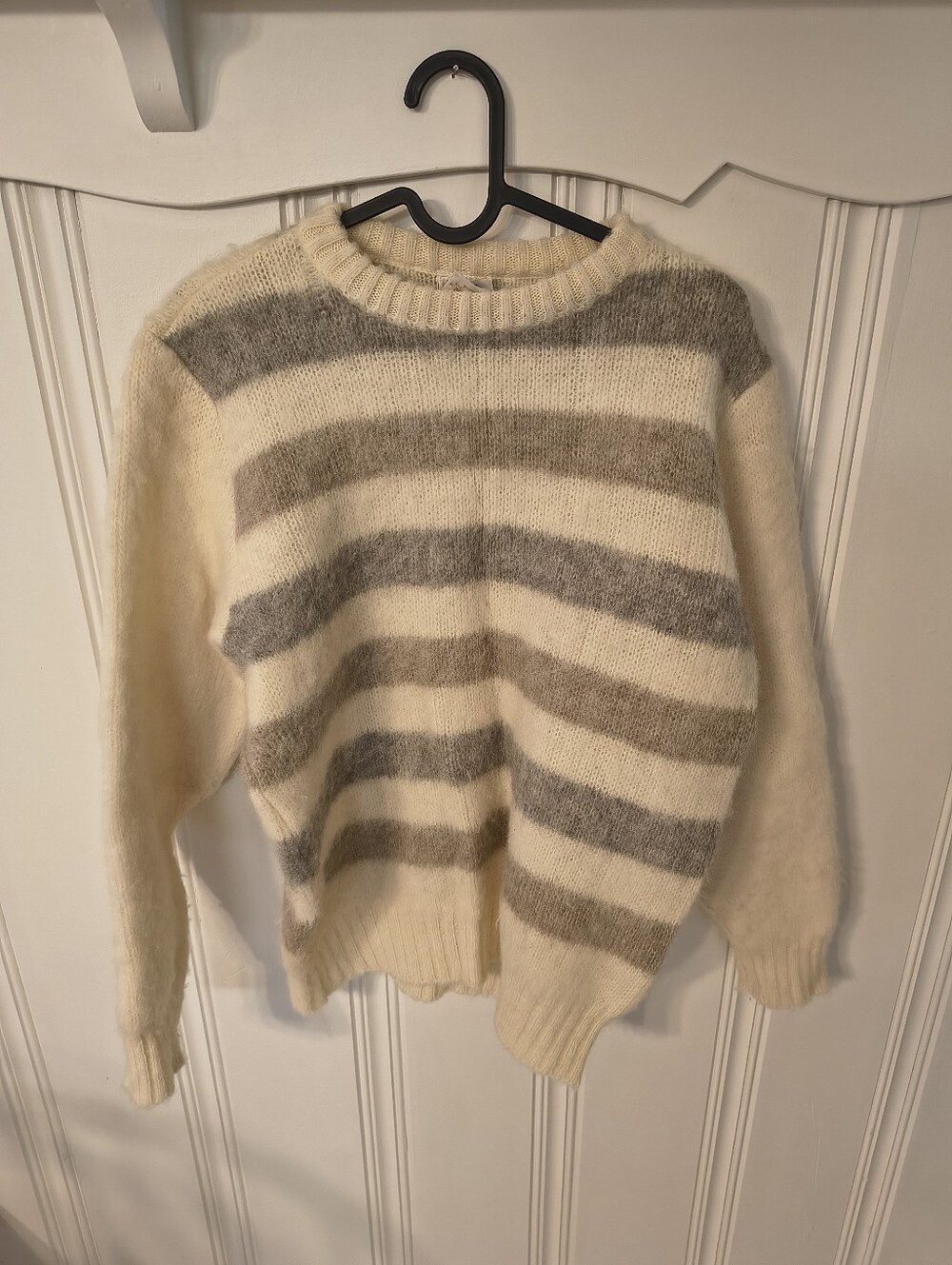 Hilda Ltd. 100% Pure Wool Striped Sweater